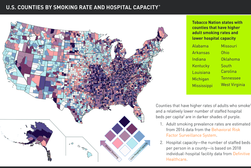 Tobacco Nation Hospital Map