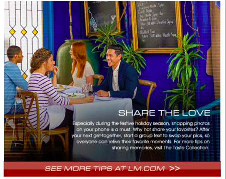Share the love L&M ad